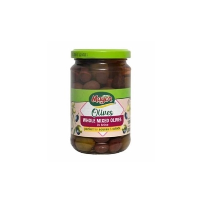 Picture of MAYOR WHOLE MIXED OLIVES 300GR